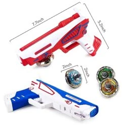 Kidcia Battling Top Burst Gyro Toy, LED Top Toys For Boys 4 5 6 7 8 9 10 11 12 With 2 Launchers, Battle Game Set For Boys Birthday Gift -BEYBLADE Sale Store 515ObZZ6nNL