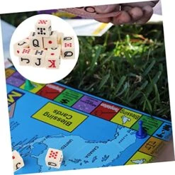 SAFIGLE Alphabet Toys 45 Pcs Poker Dice Liars Dice Game Dice Props Party Supplies Birthday Party Games Portable Chipset Acrylic Interesting Dice Set Liars Poker -BEYBLADE Sale Store 516TQEnauzL