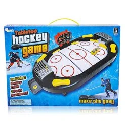 Gamie Hockey Tabletop Game, Desktop Sports Game With Mini Hockey Table, 2 Pucks, And Scoreboard, Fun Indoor Games For Home, Office And Game Night, Best Gift Idea For Kids -BEYBLADE Sale Store 516TqF3lOrL