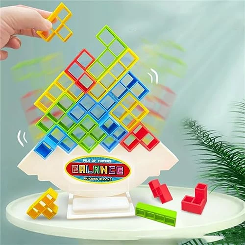 ZIOYA Swing Stack High Child Balance Toy,Tower Balance Stacking Blocks Game,Board Games For Kids & Adults 5 ZIOYA Swing Stack High Child Balance Toy,Tower Balance Stacking Blocks Game,Board Games For Kids & Adults - Image 3