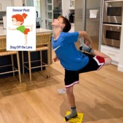 Floor Is Lava Escape Challenge Kids Game, Like Twister, Minute To Win It. Stone Age Board Games. Party Games. Indoor Outdoor Safe. Hopping, Jumping, STEM, Scout Game. Ages 4-8, Kids 8-12 And Parents. -BEYBLADE Sale Store 5180lchVCCL