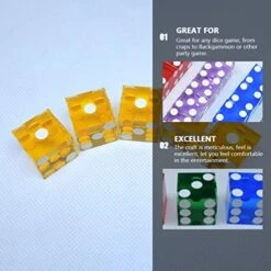 Kisangel RPG Dice RPG Dice RPG Dice 5Pcs 6 Sided Game Dice Set Acrylic Dice Square Dice Role Playing Game Dice Set Resin Dice Games Party Favors Stacking Toy Stacking Toy Stacking Toy -BEYBLADE Sale Store 518H8dxVwYL