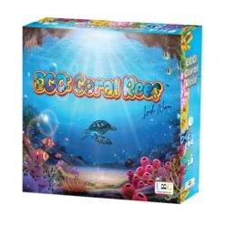 ECO CORAL REEF | Strategic Tile-Laying Board Game | Colorful Tile Placement Tabletop Game | 2-4 Players | Playtime 30-60 Min | By Unique Board Games (Standard Edition)