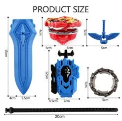 Burst Battle Evolution Attack Gyro Set With Two 4D Launcher Grip Starter And Stadium(4 In 1) -BEYBLADE Sale Store 519hzFGRqbL
