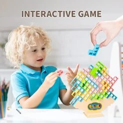 YISOOPEI 32pcs Stacking Toys Balance Building Blocks, Blocks For Kids Ages 4-8, 2 Player Games For Family Games For Kids And Adults,Travel Games Adult,Party Games. -BEYBLADE Sale Store 51A6lHo8ieL