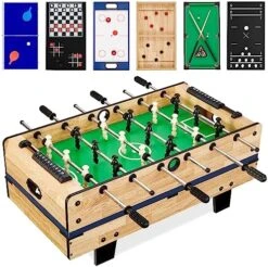 Best Choice Products 11-in-1 Kids Combo Game Table Set For Home, Game Room W/Ping Pong, Foosball, Table Hockey, Chess, Checkers, Shuffleboard, Bowling, 5 Accessory Bags -BEYBLADE Sale Store 51AAYLVCoBL. AC
