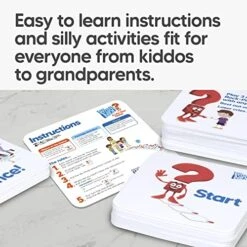 Family Board Game For Kids & Adults – Get Active With A Life-Size Kids Game For Ages 4+ Where You Are The Game Piece – Board Games For Family Night With Large Die & 25 Action Game Tiles By M&J Games 11 Family Board Game For Kids & Adults – Get Active With A Life-Size Kids Game For Ages 4+ Where You Are The Game Piece – Board Games For Family Night With Large Die & 25 Action Game Tiles By M&J Games -BEYBLADE Sale Store 51ATj5koWmL