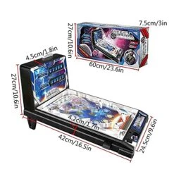 GENERIC Mini Super Pinball Toys, Children's Electronic Pinball Game Machine, Tabletop Pinball Game, For Retro Arcade Machine For Kids And Adults Ages 4 And Up -BEYBLADE Sale Store 51B47OuQzwL