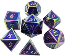 Dsxnklnd 7 Pcs/Set Metal Solid Aluminum Dices Set Number Vintage Dial Desktop Table Board Game Accessories Toy -BEYBLADE Sale Store 51BtYAs7kzL. AC