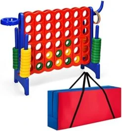 COSTWAY Jumbo 4-to-Score Giant Game Set For Kids & Adults, 2.5Ft Indoor Outdoor Game With Basketball Hoop, Ring Game, 42 Jumbo Rings, Quick-Release Slider, Perfect For Birth & Holiday Party 24 COSTWAY Jumbo 4-to-Score Giant Game Set For Kids & Adults, 2.5Ft Indoor Outdoor Game With Basketball Hoop, Ring Game, 42 Jumbo Rings, Quick-Release Slider, Perfect For Birth & Holiday Party -BEYBLADE Sale Store 51BwUSfJ6QL. AC