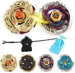 GOIJRER Gyros 4 Pieces Pack Battling Tops Metal Fusion Starter Set With Stickers Two Launchers Gift Idea Toys With Storage Box… 12 GOIJRER Gyros 4 Pieces Pack Battling Tops Metal Fusion Starter Set With Stickers Two Launchers Gift Idea Toys With Storage Box… -BEYBLADE Sale Store 51CNnWtm0vL. AC