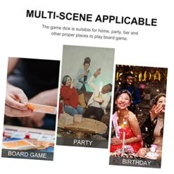 SAFIGLE 100pcs Desktop Accessories Role Playing Dice Red White Dice Game Dice Drinking Dice Party Digit Dices Big Dice Party Accessories Game Props Gift Card Christmas Child -BEYBLADE Sale Store 51CWxy8XpNL