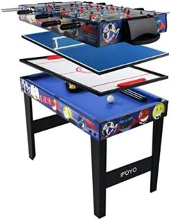 IFOYO 4 In 1 Multi Game Table For Kids, Soccer Foosball Table, Air Hockey Table, Pool Table, Table Tennis Table -BEYBLADE Sale Store 51CohBuv8lL. AC