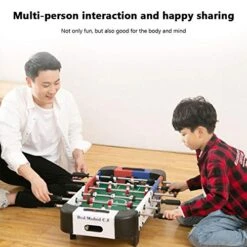 Mini Table Football Machine, Multifunctional Children's Double Toy Game Football Table Table Billiards Table Tennis Puzzle,A -BEYBLADE Sale Store 51FJL5PYViL