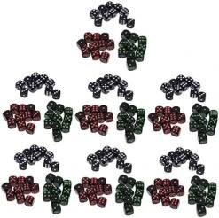 SAFIGLE 15 Sets 30pcs Regular Point Dice Colored Dice Role Playing Dice Black Decor Party Game Dice Mini Dice Teaching Math Dice Party Game Dot Dices Dice Game Playing Props Dice Props Toy -BEYBLADE Sale Store 51FQ3VRCVJL. AC