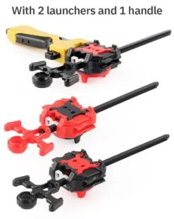 Bey Battle Burst Battle Evolution Metal Fusion Attack Set With 4D Launcher Grip Set -BEYBLADE Sale Store 51H0huY6EiL
