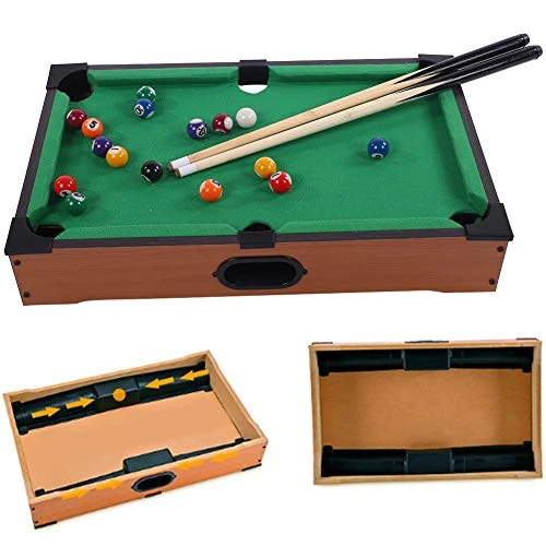 Auliuakz Tabletop Billiard -Tabletop Mini Pool Set Portable Billiard Snooker Table Game Toy Kit With Accessories 7 Auliuakz Tabletop Billiard -Tabletop Mini Pool Set Portable Billiard Snooker Table Game Toy Kit With Accessories - Image 5