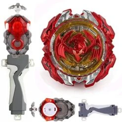 DWIN Bey Battling Toys Starter Burst Booster B-113 Cho-Z Heat / Hell Salamander Battling With B-184 Custom String Bey Launcher LR Left/Right Spin & Launcher Grip Spinning Top Toys (B-113) -BEYBLADE Sale Store 51Hq3XV3OL. AC