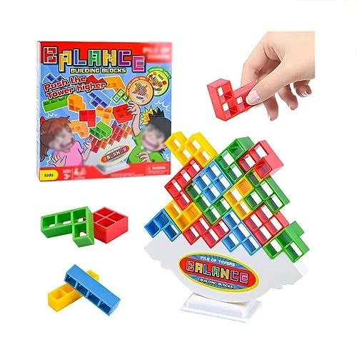 ZIOYA Swing Stack High Child Balance Toy,Tower Balance Stacking Blocks Game,Board Games For Kids & Adults 3 ZIOYA Swing Stack High Child Balance Toy,Tower Balance Stacking Blocks Game,Board Games For Kids & Adults