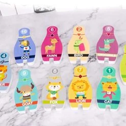 Ibasenice Infant Toys 2 Sets Wooden Toy Wood Sports Cartoon Games Bowling Development Early For Mini Game Plaything Animal Indoor Play Educational Interactive Toss Kit Supplies Toys Wooden Toys -BEYBLADE Sale Store 51IxbpG1I5L