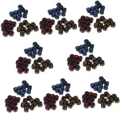 SAFIGLE 15 Sets 30pcs Regular Point Dice Colored Dice Role Playing Dice Black Decor Party Game Dice Mini Dice Teaching Math Dice Party Game Dot Dices Dice Game Playing Props Dice Props Toy -BEYBLADE Sale Store 51JI309lu2L. AC