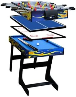 IFOYO 4 In 1 Multi Game Table For Kids, Soccer Foosball Table, Air Hockey Table, Pool Table, Table Tennis Table -BEYBLADE Sale Store 51JIlbQm7SL. AC