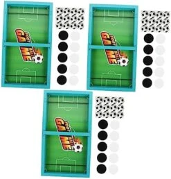 CLISPEED 2 Sets Bouncing Chess Air Hockey Puck Wooden Toys Basketball Toys Wooden Hockey Game Family Board Games Tabletop Board Game Winner Board Game Hockey Table Game Chess Toys Football -BEYBLADE Sale Store 51JuhG5orFL. AC