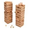 Milltrip Giant Tumbling Timber Toy - Wooden Blocks Floor Game For Family Adults