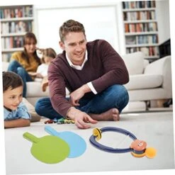 INOOMP 1 Set Table Tennis Toys Table Tennis Equipment Brain Toy Hanging Pingpong Conjuntos Deportivos Para Niño Plastic Playes Boys Suit Set Indoor Hanging Table Tennis Interactive Toys -BEYBLADE Sale Store 51LALZonJTL