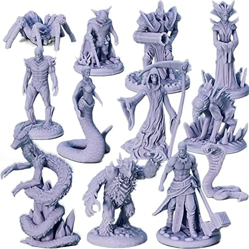 Underdusk Large Scale DND Miniatures For Tabletop Games | Highly Detailed D&D Minis | Paintable RPG Monster Bosses (12 Pack) 8 Underdusk Large Scale DND Miniatures For Tabletop Games | Highly Detailed D&D Minis | Paintable RPG Monster Bosses (12 Pack) - Image 6