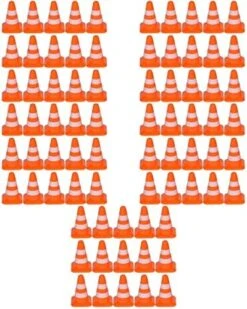 Ibasenice Kids Toys 84pcs Reflective The Girls Kid Educational Roadblock Red Teaching Street Simulation Boys Favors Child Supplies Ornaments Accessories Cones- For Traffic Training Miniature Toys -BEYBLADE Sale Store 51NeON3xKSL. AC