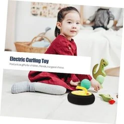 Floating Curling Ball Tabletop Curling Sliding Bead Games Kids Football Toys Air Curler Kids Toys Mini Accessories Electric Curling Electric Curling Toy Curling Game Plaything Puck -BEYBLADE Sale Store 51NlHJl1B8L