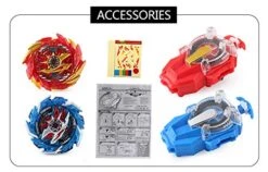 Bey Burst Attack Evolution Battling Tops High Starter Set With Launcher Grip Battle Golden Set 2 In 1 -BEYBLADE Sale Store 51O7SijUBSL