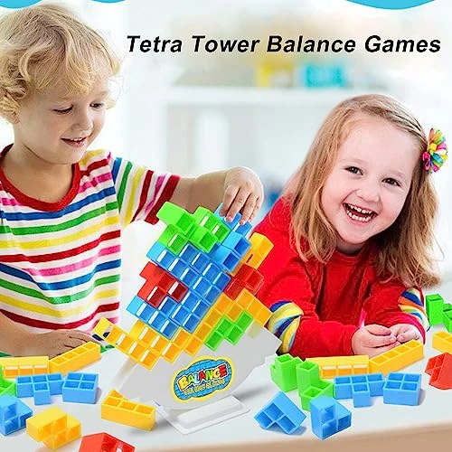 GENERIC 48-Piece Tetra Tower Balance Stacking Blocks Game - Perfect For Family Bonding, Parties, Travel, Team Building, And More And Let The Imagination Soar! 5 GENERIC 48-Piece Tetra Tower Balance Stacking Blocks Game - Perfect For Family Bonding, Parties, Travel, Team Building, And More And Let The Imagination Soar! - Image 3