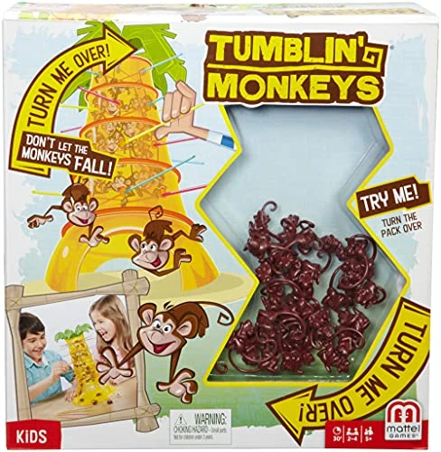 Mattel Games Tumblin' Monkeys Kids Game With Monkey Game Pieces, Sticks And Game Unit, Easy-to-Learn, Makes A Great Gift For 5 Year Olds And Up 4 Mattel Games Tumblin' Monkeys Kids Game With Monkey Game Pieces, Sticks And Game Unit, Easy-to-Learn, Makes A Great Gift For 5 Year Olds And Up - Image 2