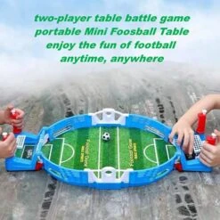 Foosball Tables, Mini Tabletop Football Game Set Soccer Tabletops Competition Sports Games, Tabletop Slingshot Games Toys, Desktop Sport Board Game For Family Game Night Fun (Large(22x11x4.5in)) -BEYBLADE Sale Store 51PzHAfMMTL