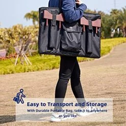 SpeedArmis Giant Wooden 4 In A Row Game - Fun Indoor And Outdoor Board Game For Teens And Adults - Includes 42 Pcs Chips And Carrying Bag -BEYBLADE Sale Store 51QTfCk8R5S