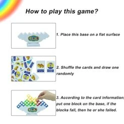 LAEKOU 48 Pcs Tetra Tower Game Balance Stacking Blocks, Two Player Balancing Board Games For Kids & Adults, Team Building STEM Toys For Family, Parties, Travel, Activities -BEYBLADE Sale Store 51RREpX5pfL