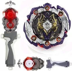 DWIN Bey Battling Toys Starter Burst Booster B-113 Cho-Z Heat / Hell Salamander Battling With B-184 Custom String Bey Launcher LR Left/Right Spin & Launcher Grip Spinning Top Toys (B-113) -BEYBLADE Sale Store 51SwDY1a5pL. AC