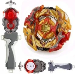 DWIN Bey Battling Toys Starter Burst Booster B-113 Cho-Z Heat / Hell Salamander Battling With B-184 Custom String Bey Launcher LR Left/Right Spin & Launcher Grip Spinning Top Toys (B-113) -BEYBLADE Sale Store 51SznmwOJL. AC