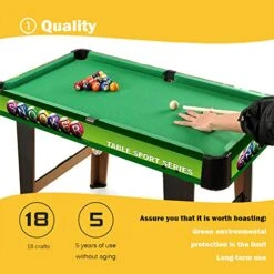 Luxury 3-in-1 Table Game Set, Table Tennis Ice Hockey, Billiard Assembly Pool Table Interactive Children's Educational Toys -BEYBLADE Sale Store 51Tsy61usvL