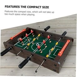 INOOMP Table Football Wooden Toys Educational Toys Desktop Toys Soccer Finger Toy Table Battle Toys Desktop Football Game Football Table Interactive Foosball Game Household Soccer Table -BEYBLADE Sale Store 51TyrVv7dkL