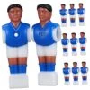 Unomor 22 Pcs Puppet Plastic Football Men Soccer Dolls Table Football Foosball Men Number Toys Mechanic Accessories Desktop Toys Foosball Player Statues Desk Football Game Resin Mini