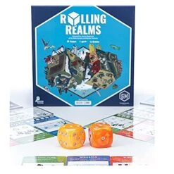 Gate Keeper Games Rolling Realms Premium Dice Set - Pair Of 35mm Epic Dice, Gate Keeper Games, Jumbo Resin D6s For Use With Stonemaier Games' Rolling Realms, Tabletop Roleplaying, Game Accessory -BEYBLADE Sale Store 51UaBUzW1QL