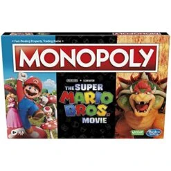Hasbro Gaming Monopoly The Super Mario Bros. Movie Edition Kids Board Game | Family Games For Super Mario Fans | Includes Bowser Token | Ages 8+ | 2-6 Players