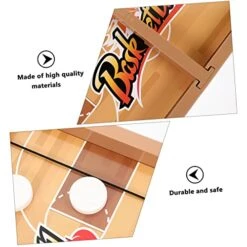 CLISPEED 2 Sets Bouncing Chess Air Hockey Puck Wooden Toys Basketball Toys Wooden Hockey Game Family Board Games Tabletop Board Game Winner Board Game Hockey Table Game Chess Toys Football -BEYBLADE Sale Store 51VjIffCOLL