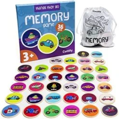 Cottify Wooden Memory Game For Toddlers 2-4 Years With Things That Go, Memory Matching Game, Toddler Matching Games Ages 2-4, Toddler Memory Game, Toddler Matching Game, Memory Card Game, 36 Cards -BEYBLADE Sale Store 51Vp9DF5SxL. AC