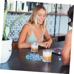 SAFIGLE 21 Pcs Luminous Multi-Sided Dice Poker Dice LED Toys Matching Robes For Couples Set Classic Dice Game Big Dice Entertainment Multi-Sided Game Dices Role Playing Game Dices Supplies -BEYBLADE Sale Store 51WnWtLr2vL