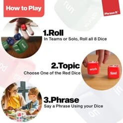 Phrase It ESL English Grammar Dice Game For Teachers And Students -BEYBLADE Sale Store 51X6S7BjOeL