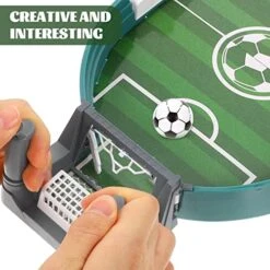 BESPORTBLE Foosball Table Mini Tabletop Football Soccer Table Game Tabletops Competitions Sports Games Tabletop Slingshot Games Toys Desktop Sports Board For Family Game Night Fun Kids Toys -BEYBLADE Sale Store 51YRk99kV3L